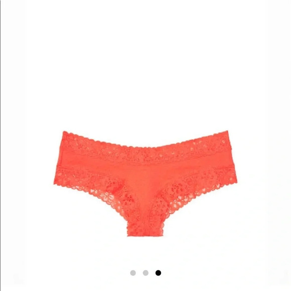 Stretch Cotton Lace-trim Cheeky Panty Size Large - Picture 1 of 1
